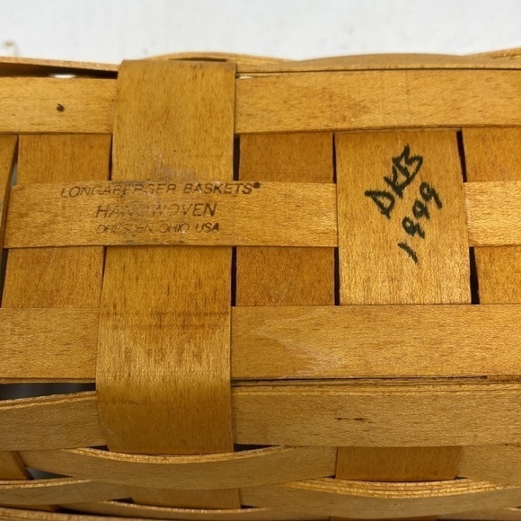 Vintage 1999 Longaberger cracker basket - Picture 7 of 12
